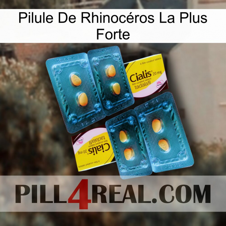 Pilule De Rhinocéros La Plus Forte cialis5